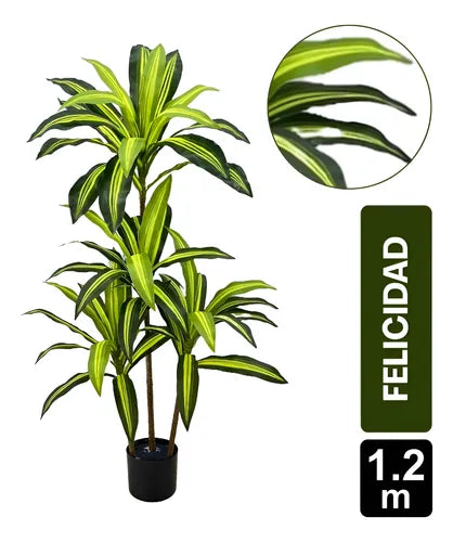Mata De La Felicidad X4 120cm-(Planta Artificial)