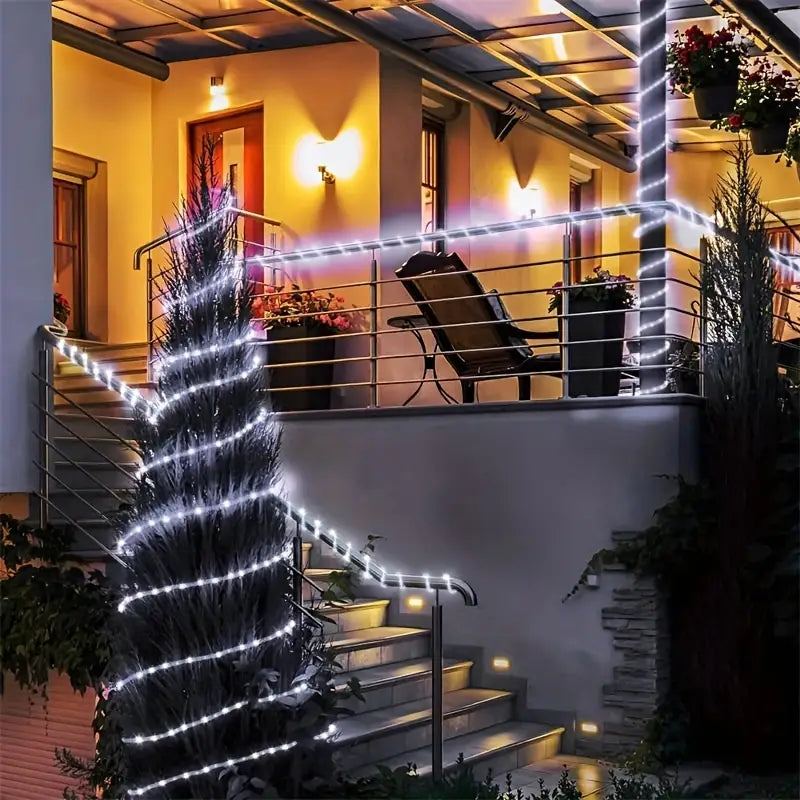 Luz Lineal Navidad Panel Solar🔥