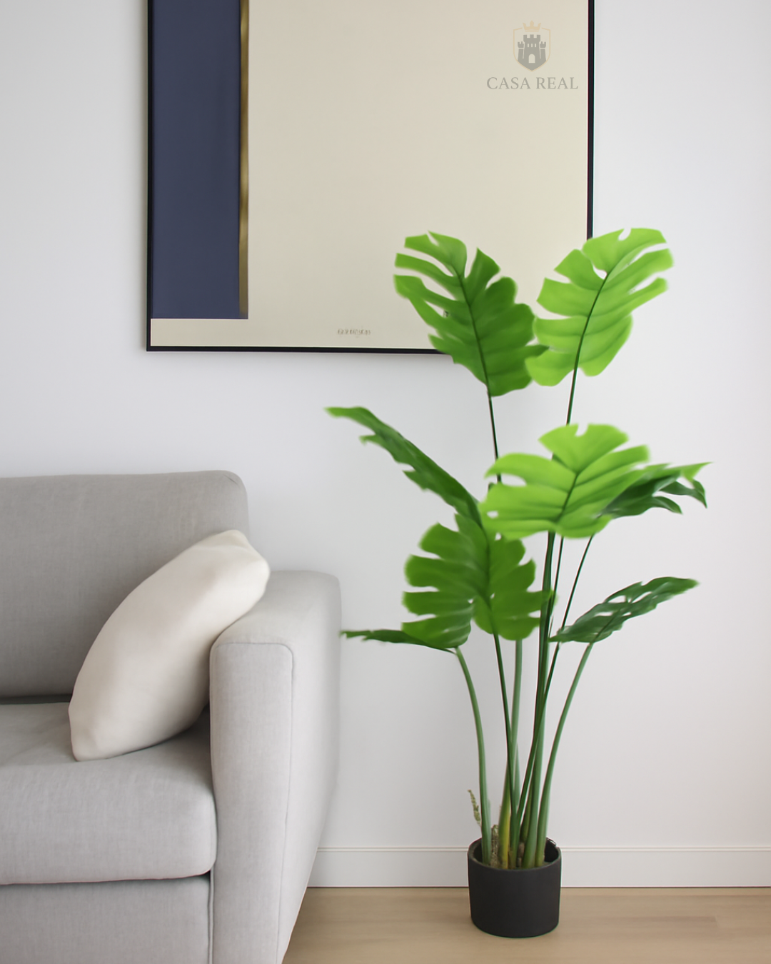Planta Artificial Mata Costilla De Adán X8 120 Cm