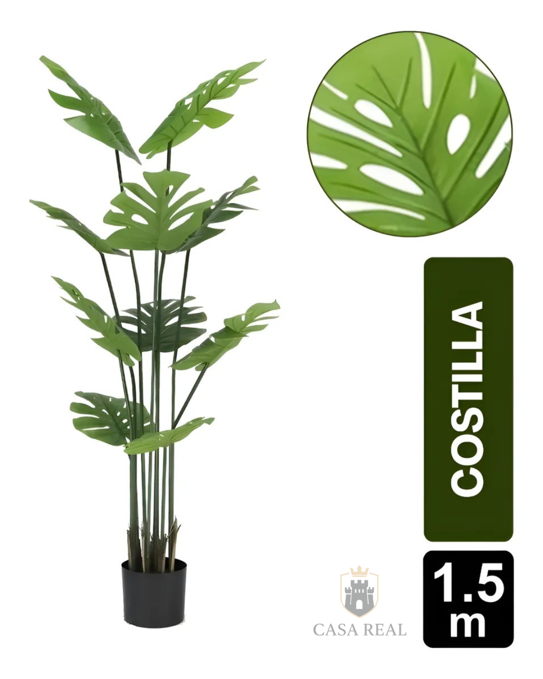 Planta Artificial Mata Costilla De Adán X10 150cm