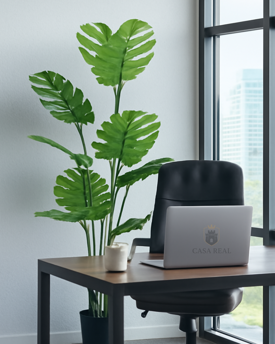 Planta Artificial Mata Costilla De Adán X8 120 Cm