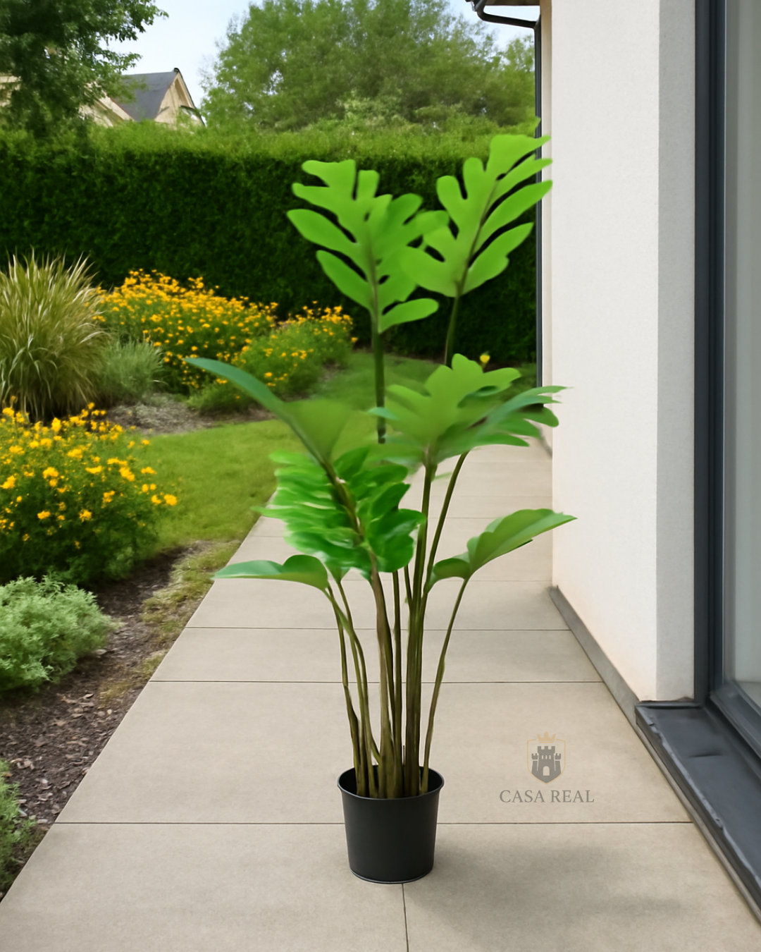 Planta Artificial Mata Costilla De Adán X8 120 Cm