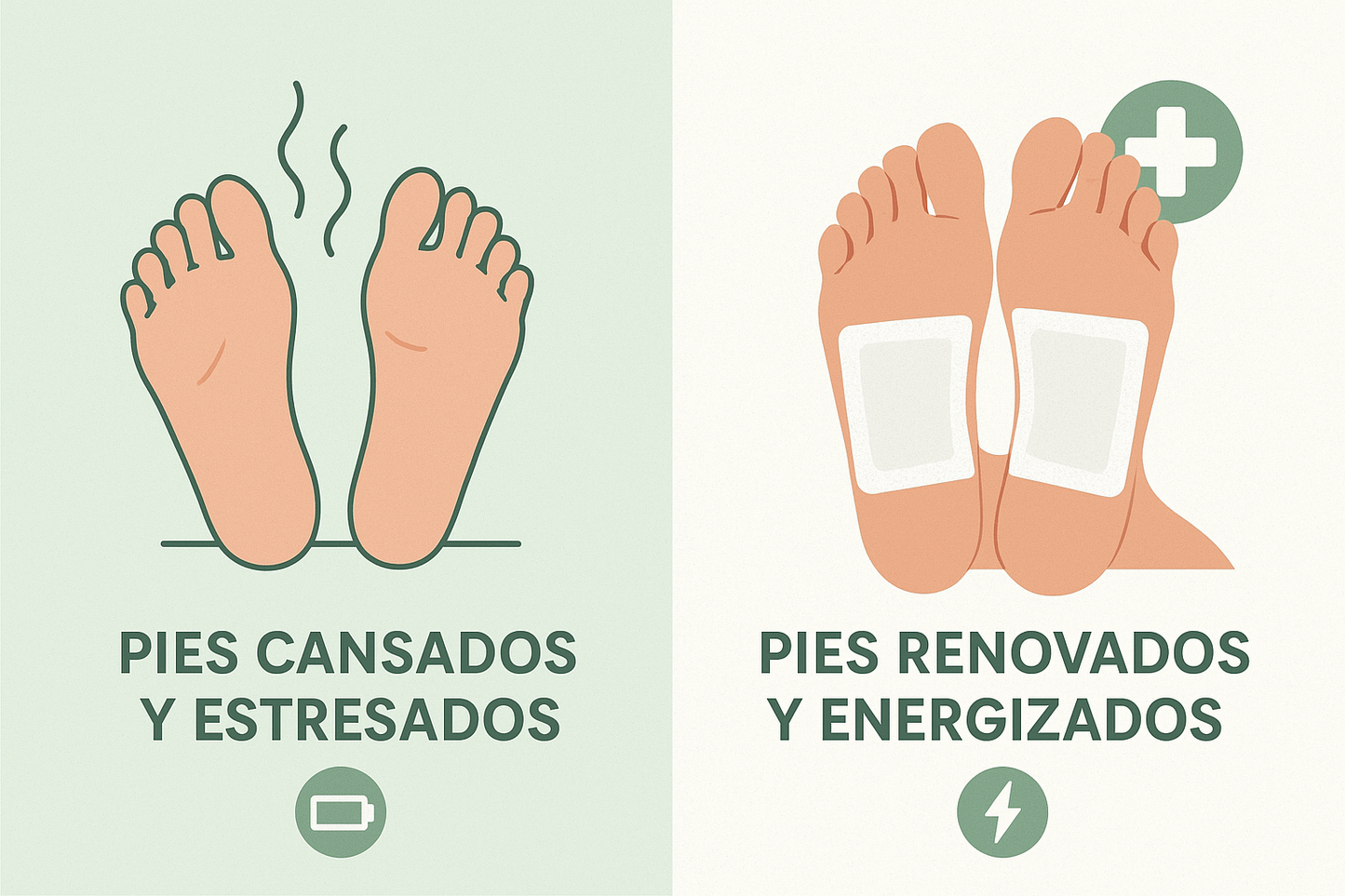PARCHES DETOX KINOKI PARA PIES CAJA x 10