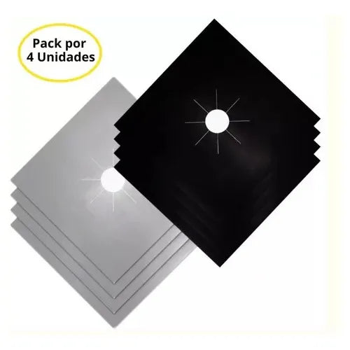 Combo Protector Estufa x 4 Fibra De Vidrio