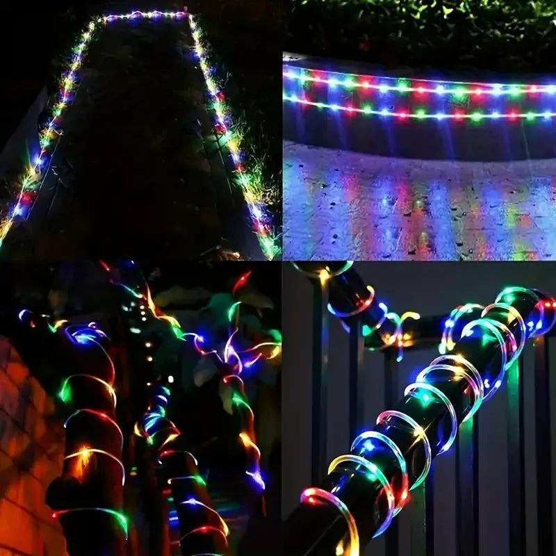 Luz Lineal Navidad Panel Solar🔥