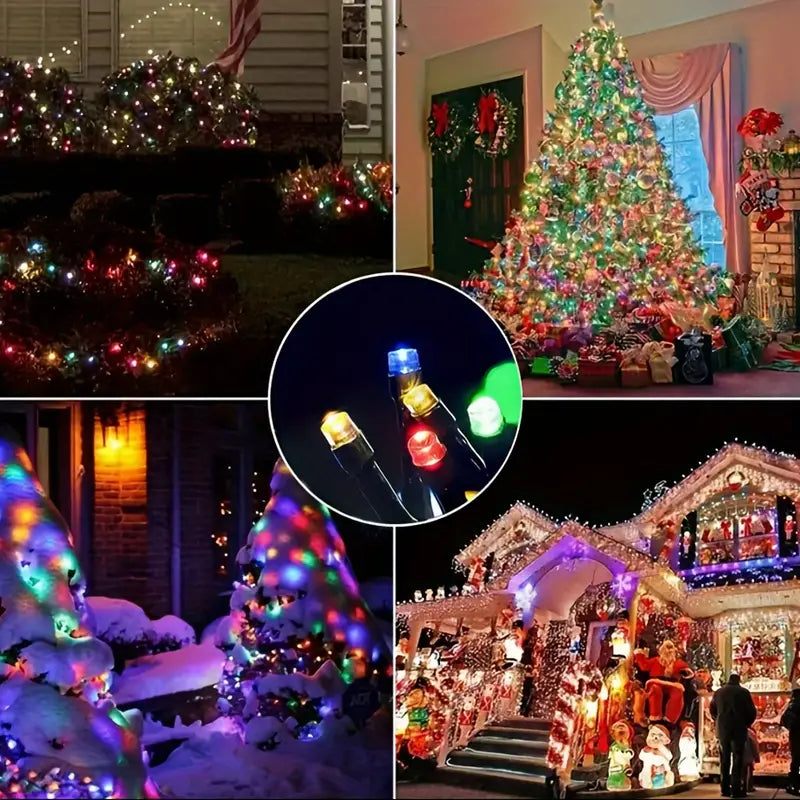 Luz Lineal Navidad Panel Solar🔥