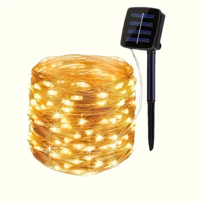 Luz Lineal Navidad Panel Solar🔥