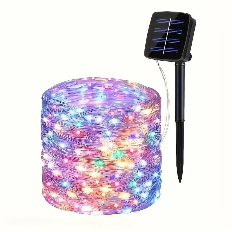 Luz Lineal Navidad Panel Solar🔥