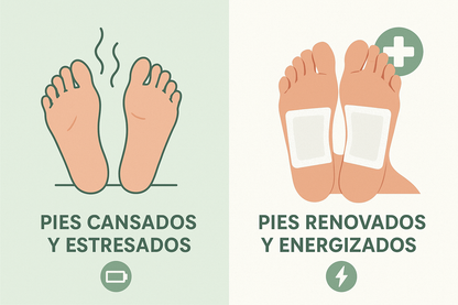 PARCHES DETOX KINOKI PARA PIES CAJA x 10