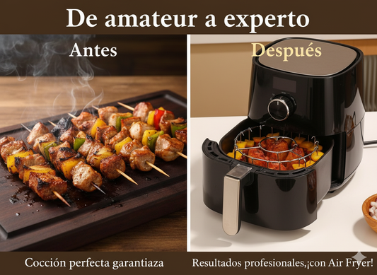 Parrilla Para Air Fryer (Asa Tus Mejores Pinchos)