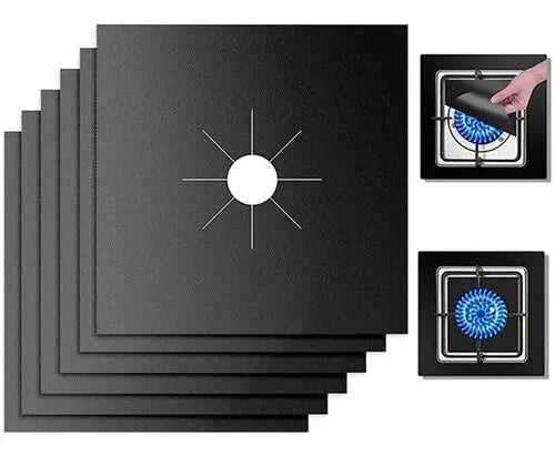 Protector De Estufa x4 Boquillas (Gris)-(Negro)